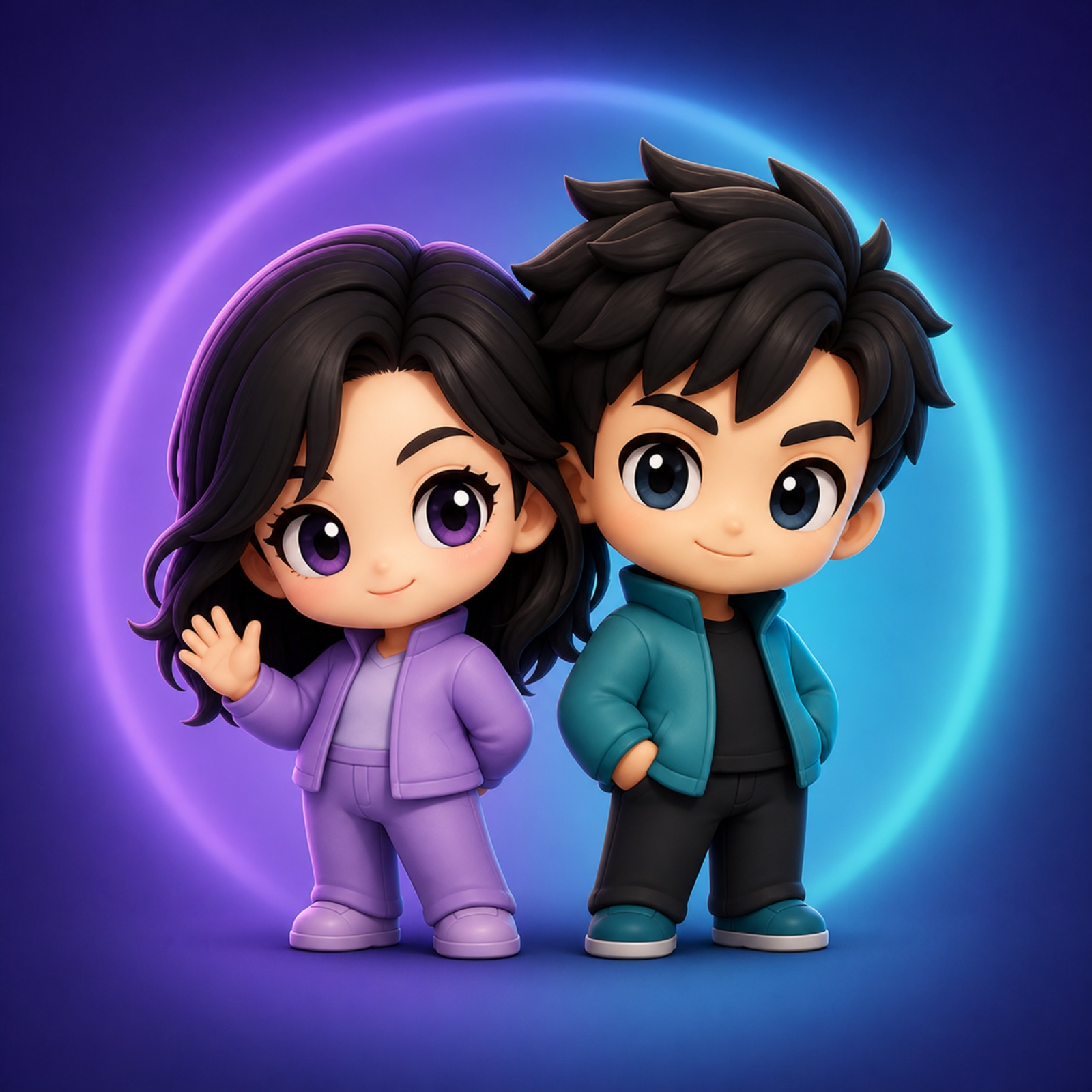 Tom and Lili, digital characters from UBoo.