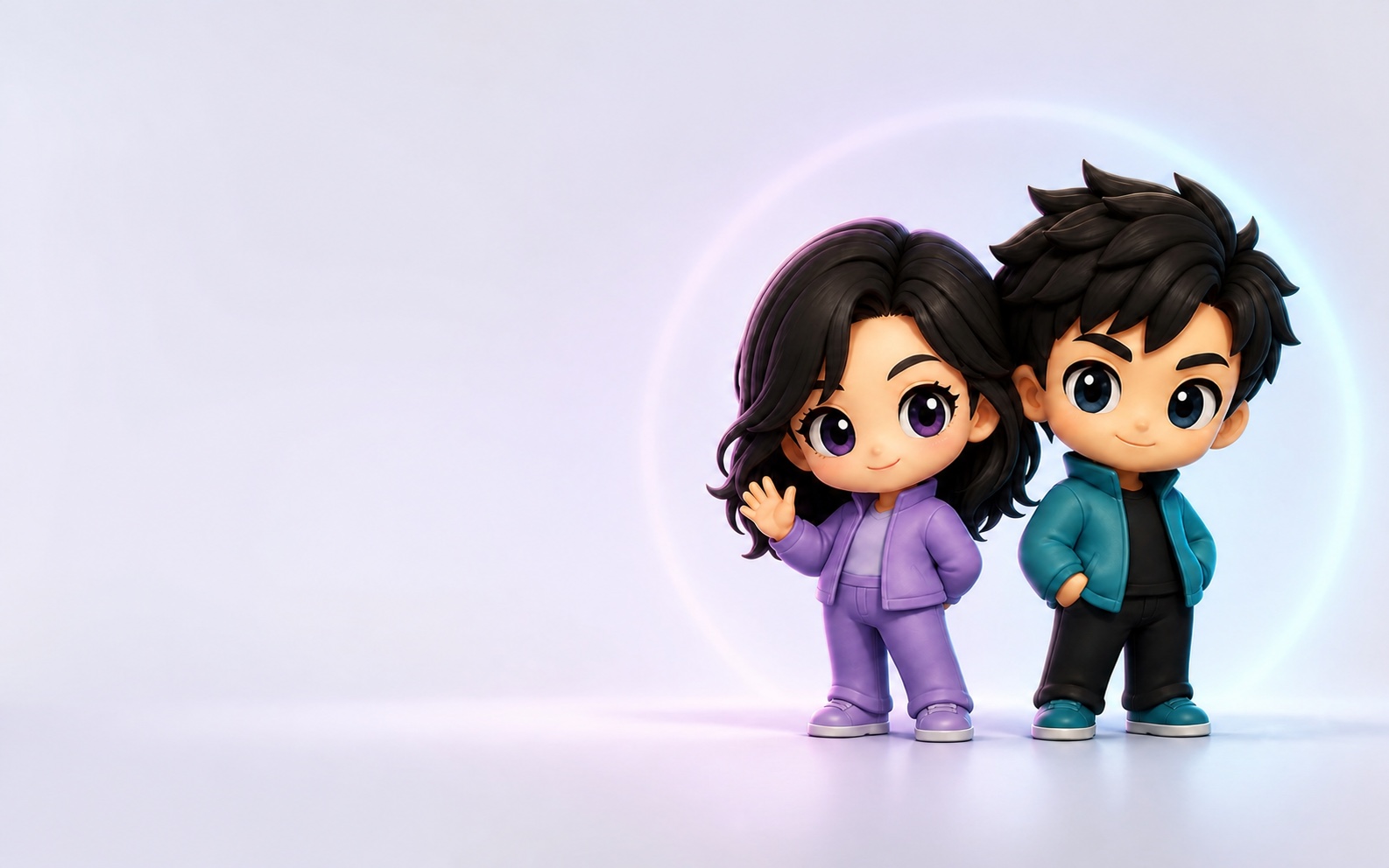 Tom and Lili, digital characters from UBoo.